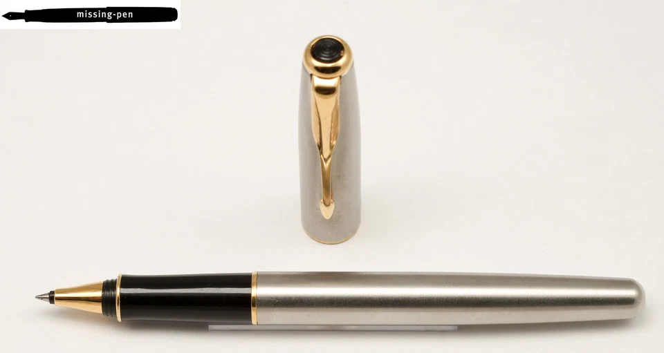 Parker Sonnet Rollerball en Flighter GT / Mate Plata-Dorado (pequeño anillo de oro) Foto 4 de 4