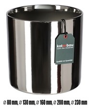 KOTARBAU® Glänzend Blumentopf Zylinder Pflanztopf Keramik Übertopf Pflanzkübel