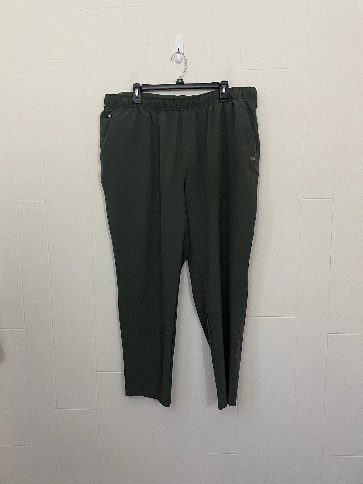DSG Green Pull On Elastic Waist Stretch Lightweight Trek Pants ~ Size 2XL
