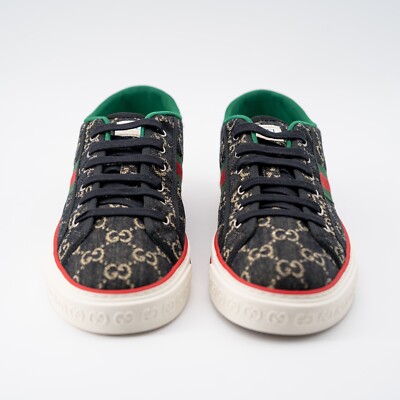 size 13G - Gucci Tennis Denim Sneakers GG print size 13G - Gucci Tennis Denim Sneakers GG print | eBay main image 4