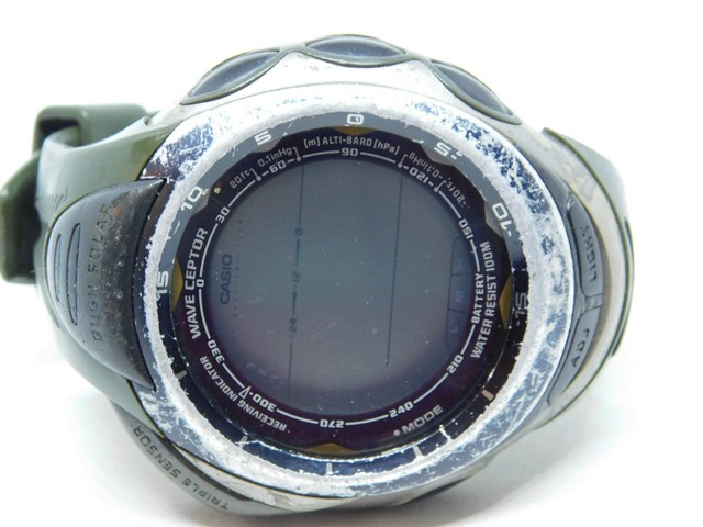 2x Casio Pathfinder Paw 1200t Titanium 