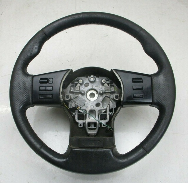 Nissan Navara D40 Multifunction Black Leather Steering Wheel (0510