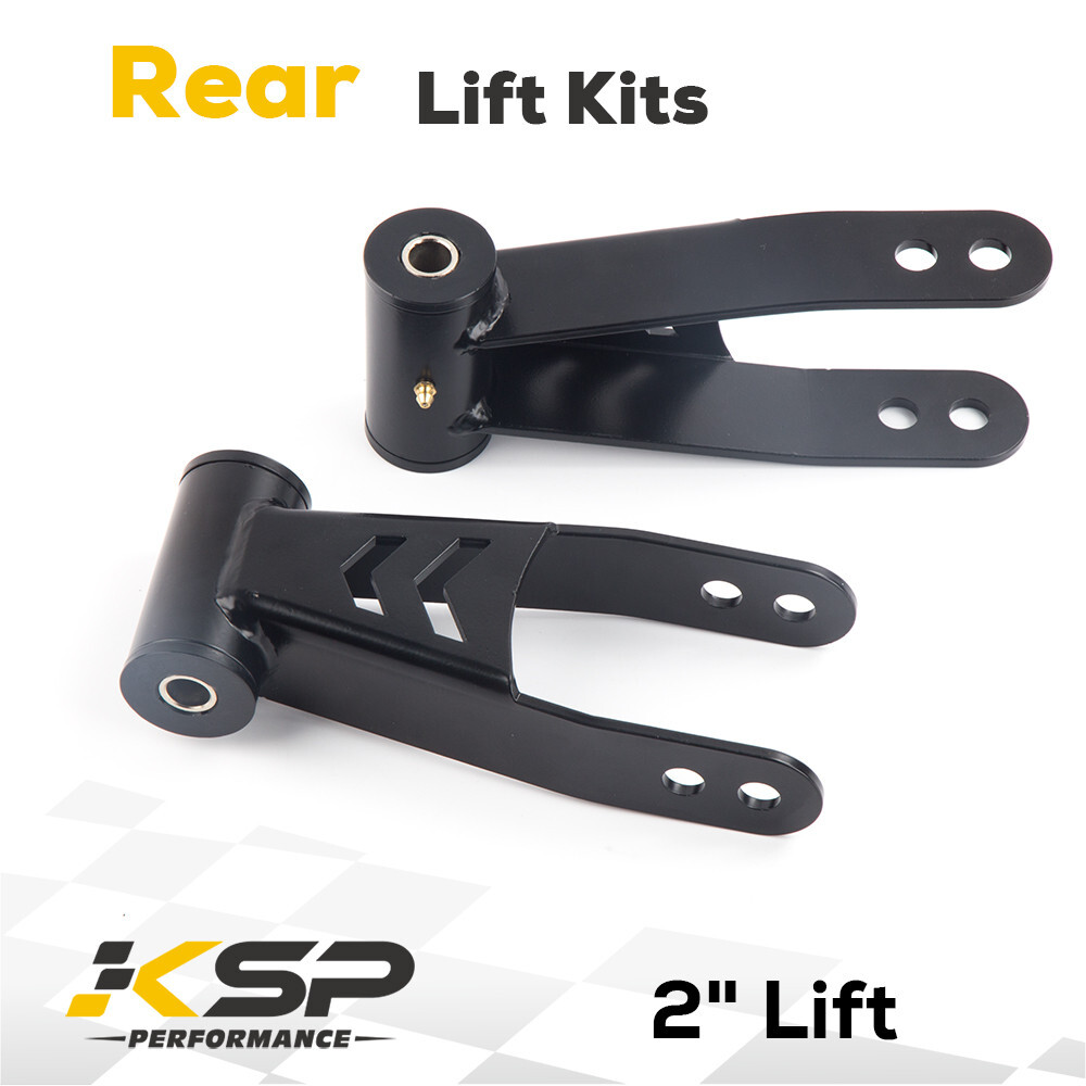 2" Rear Lift Shackles Leveling Kit Fits 20022008 Dodge Ram 1500 2WD