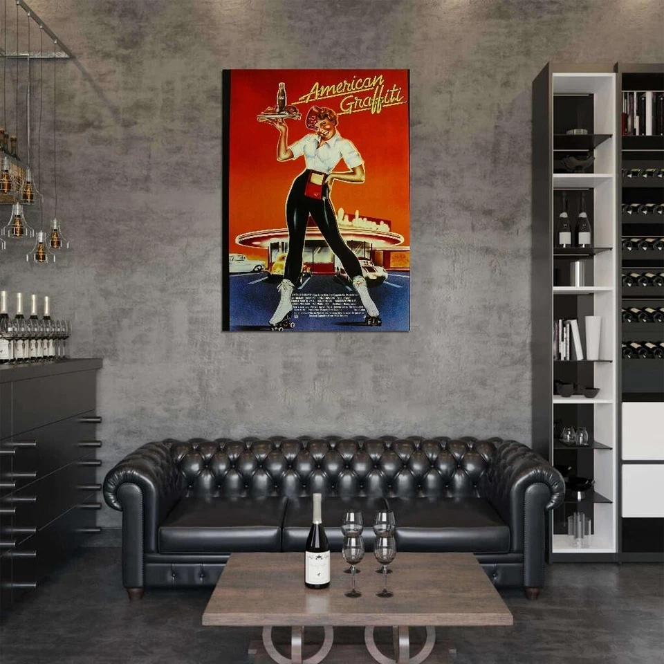 American Graffiti Movie 1973 Decor Poster No Frame - Image 4 of 4