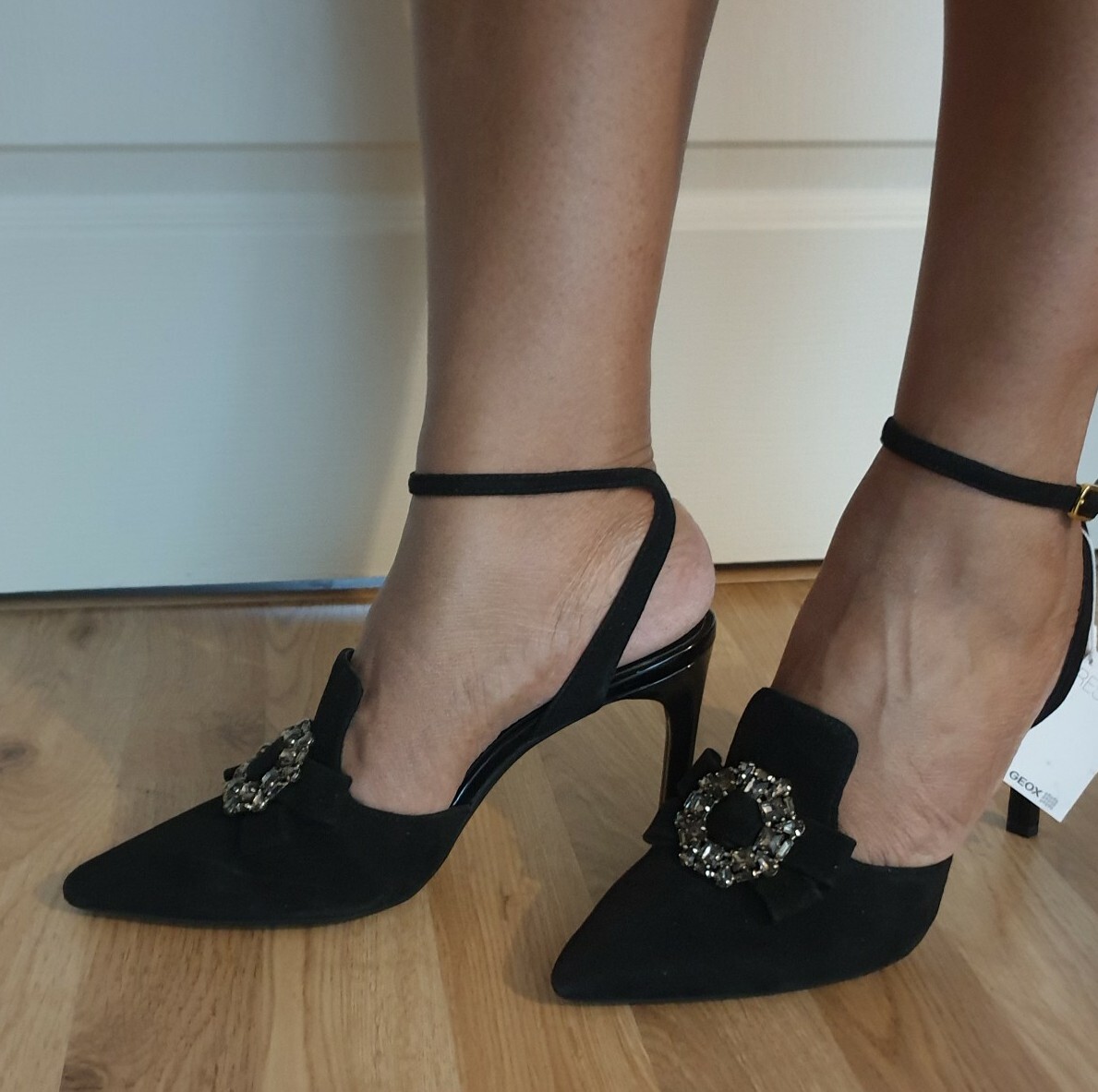 escarpins noirs geox