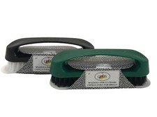 2 BRUSHES TO POLISH AND CLEAN SHOES SHOES LEATHER BRISTLE WHITE AND BLACK