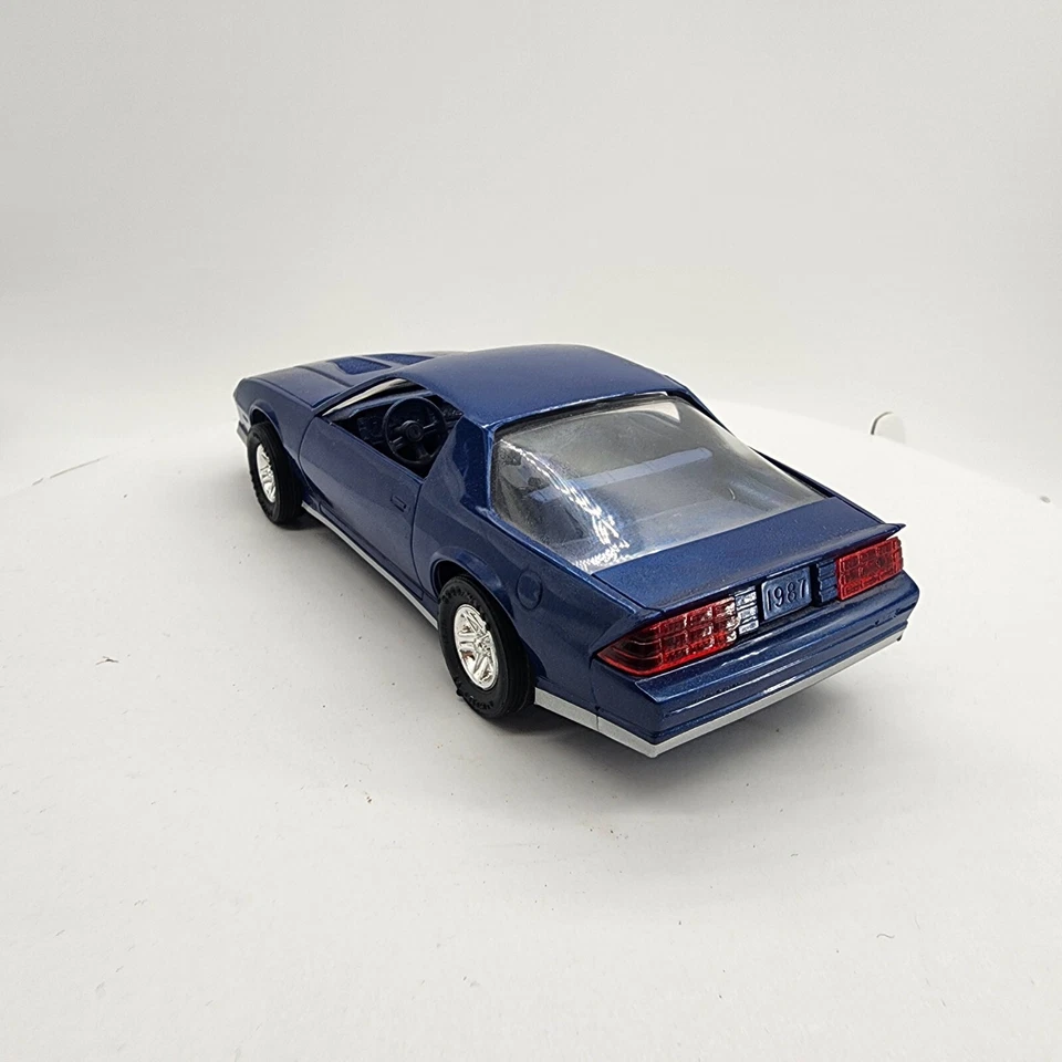 Camaro Chevrolet 1987 concesionario promoción moldeado en azul Foto 3 de 4