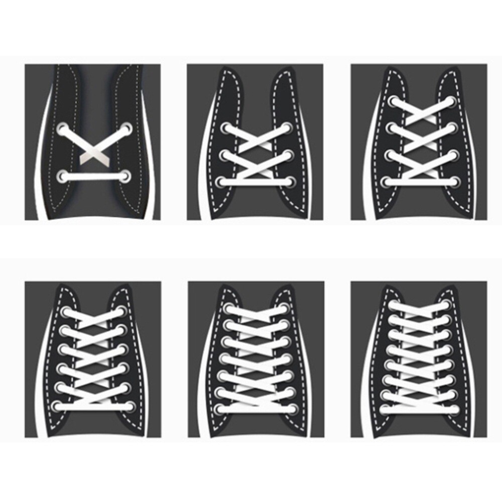 APL 3 paia di lacci per scarpe colorati piatti fluorescenti lacci per scarpe sportive