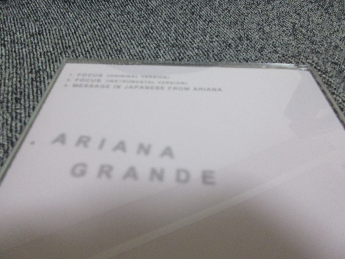 ARIANA GRANDE / focus / JAPAN LTD CD OBI card | eBay