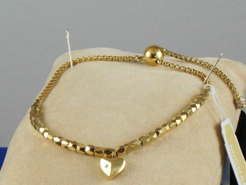NEW MICHAEL KORS MKJX5389710 HERITAGE GOLD CRYSTAL HEART NEW MICHAEL KORS MKJX5389710 HERITAGE GOLD CRYSTAL HEART