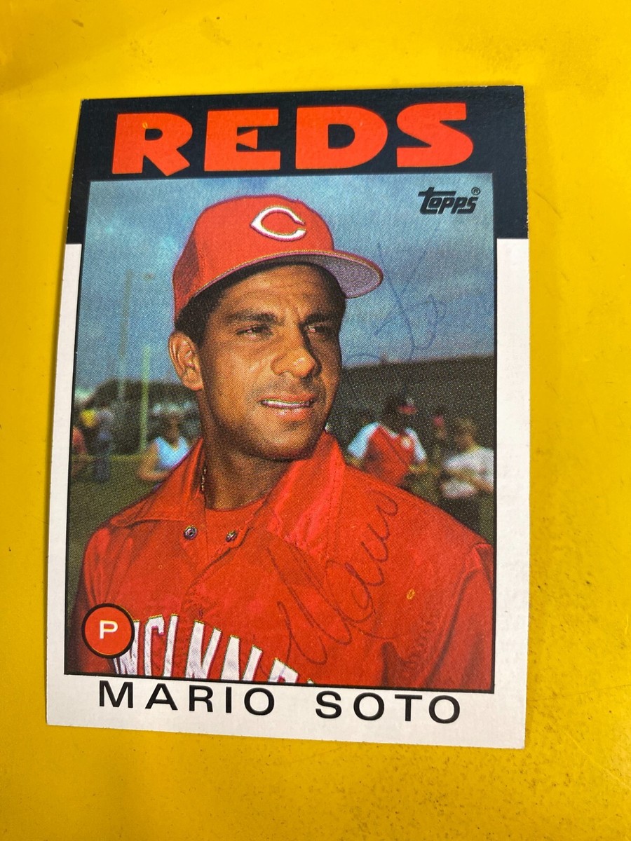 RS6162 1986 Topps #725 Mario Soto REDS HAND SIGNED AUTOGRAPH | eBay