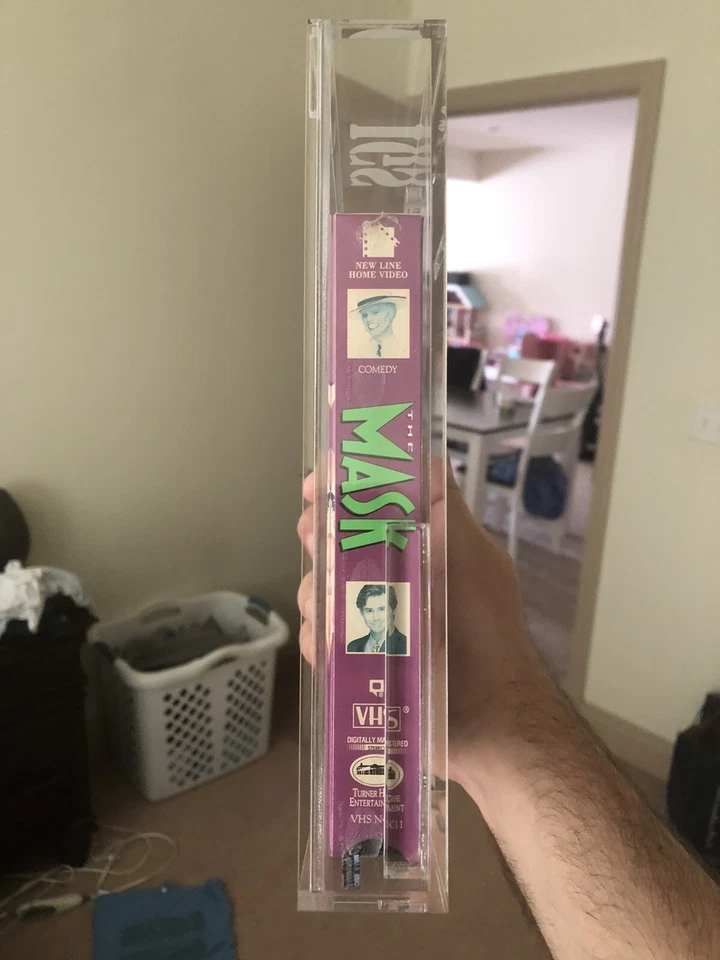 IGS GRADED 8.5 THE MASK VHS JIM CARREY TURNER HOUSE ENT WM!! 1ST PRINT ! - Image 4 of 4