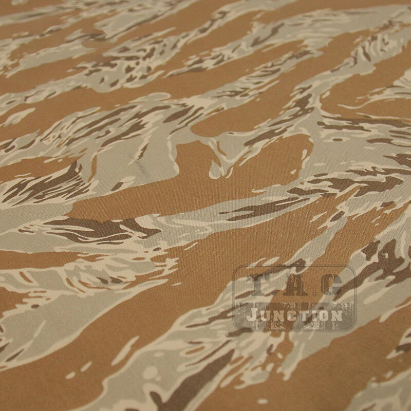 Tessuto idrorepellente 59"W Tiger Stripes 500D Cordura Nylon Ripstop - Immagine 2 di 4