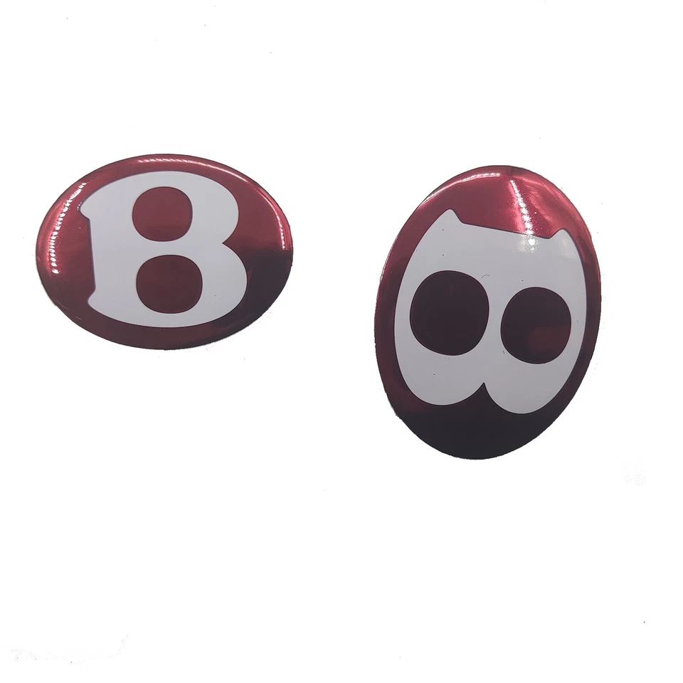 Hood & Trunk B emblem badge for Bentley Continental GT GTc Flying Spur 3W8854512 - Изображение 3 из 4