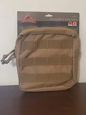 Red Rock Outdoor Gear Medium MOLLE Utility Pouch 82-003 Coyote