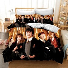02 Wizard Harry Potter Duvet Cover Kids Quilt Bedclothes Room Decor/Custom Text