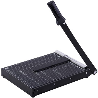 Heavy-Duty Guillotine Paper Cutter 15 Sheet Capacity for Precision Cutting