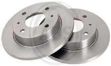 2x Original A.B.S. Brake Disc 17671 for Mitsubishi Smart