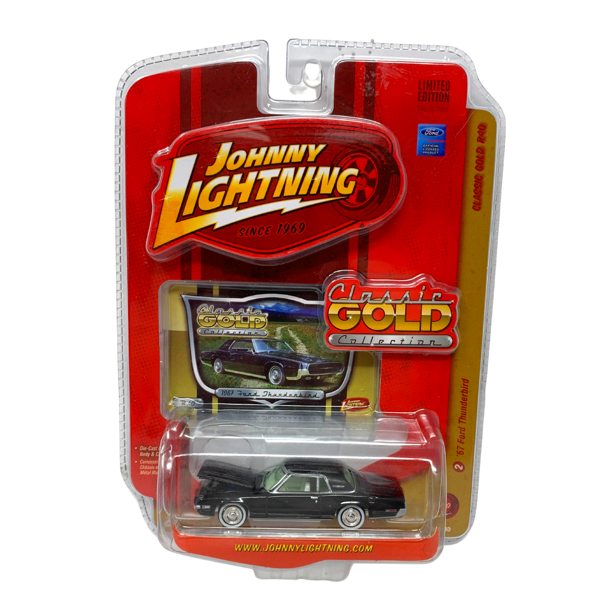 Johnny Lightning WHITE LIGHTNING Classic Gold 1967 Ford