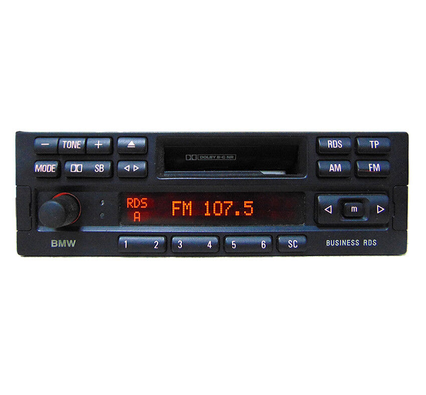Reproductor de cassette BMW Z3, radio coche BMW Business unidad de cabeza  estéreo, con código de radio