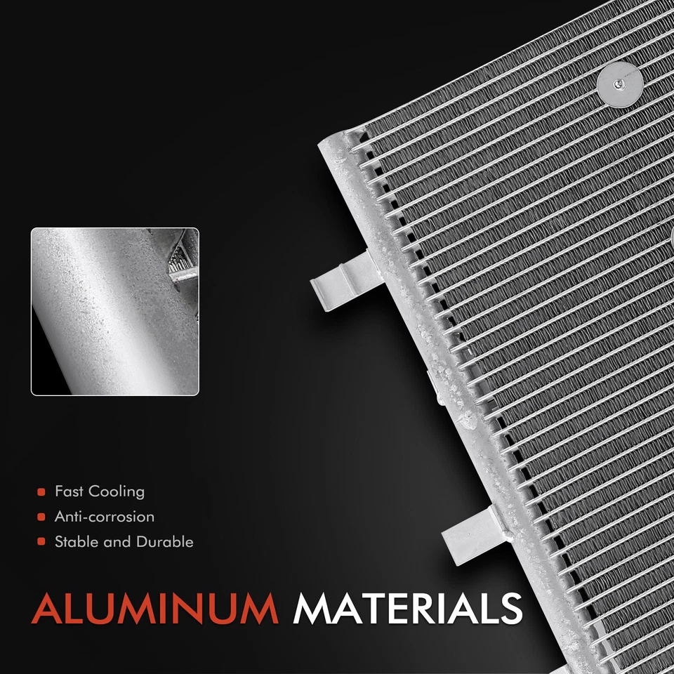 Condensador de CA flujo paralelo con receptor secador para Audi A6 A7 Quattro 2012-2018 Foto 2 de 4