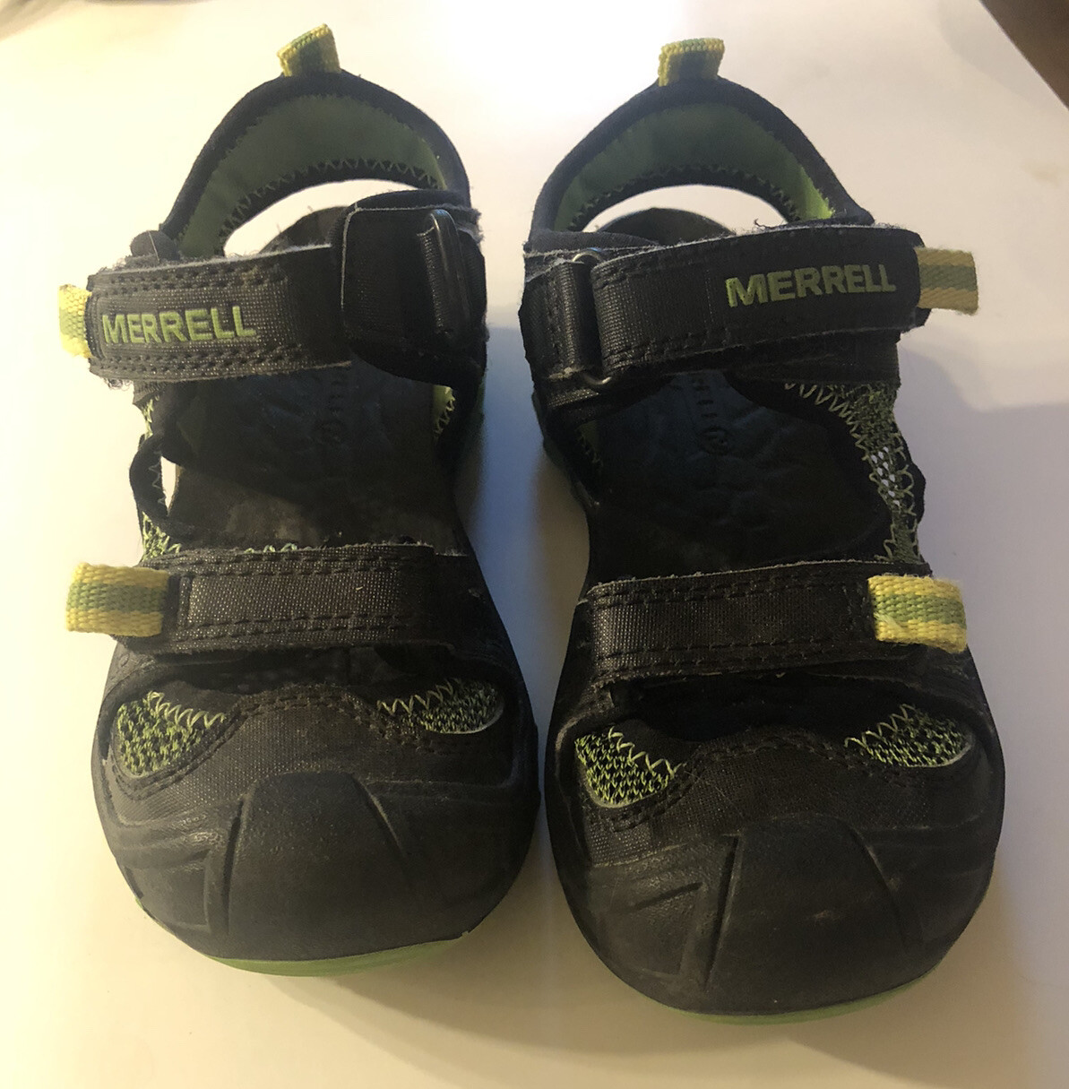 Merrell Hydro Rapid Little Kids Brown Leather Sport Sandals 10m