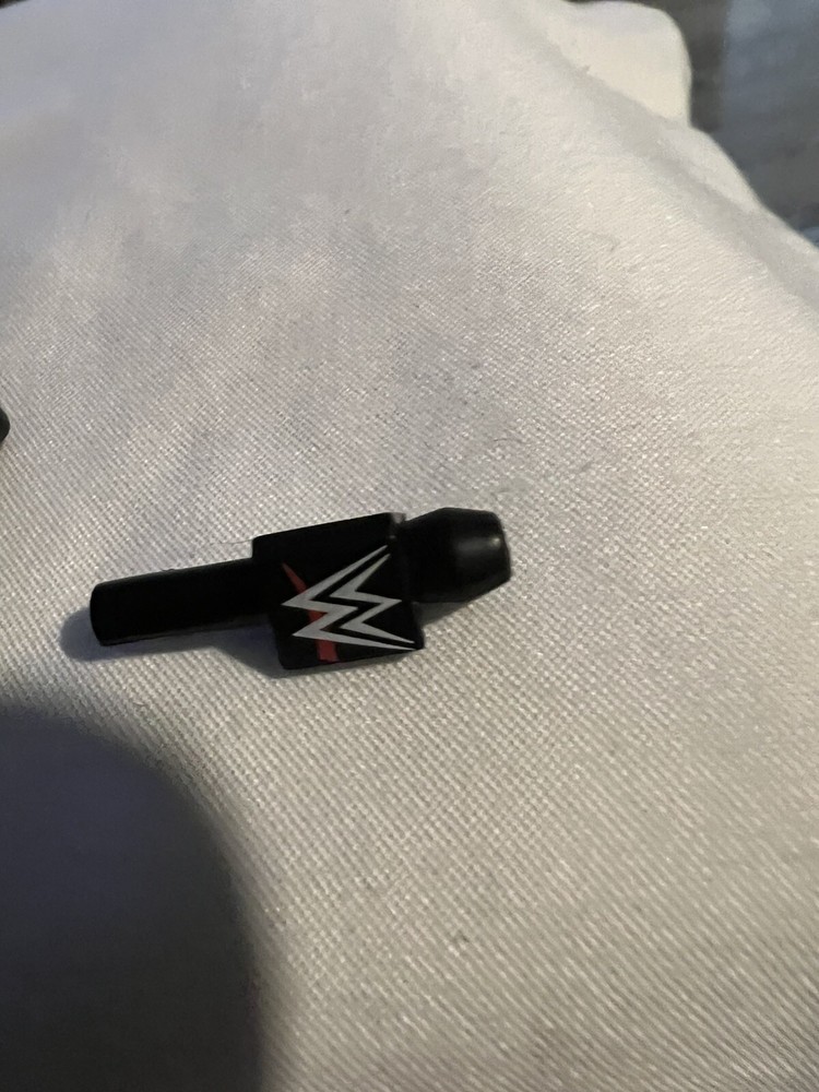 WWE Elite Mattel Three Sided Microphone Action Figure Accessory plus 2 extra Mic