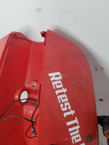 OEM LEG SHIELD 1986 1985 1984 Red Plastic Fender Front Honda Spree 50 Scooter - Picture 2 of 11