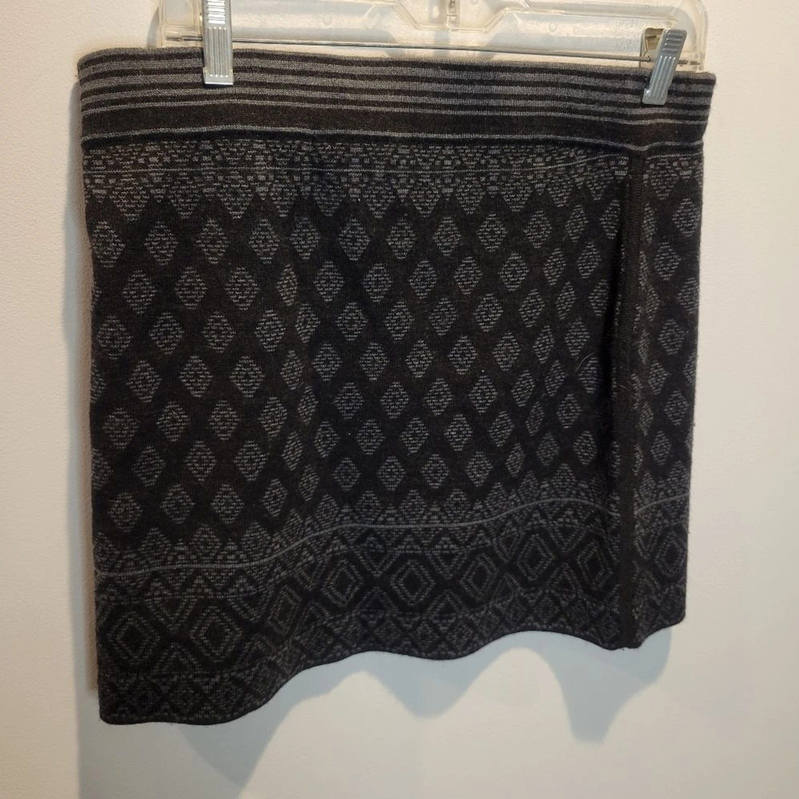 smartwool boho print wool blend skirt