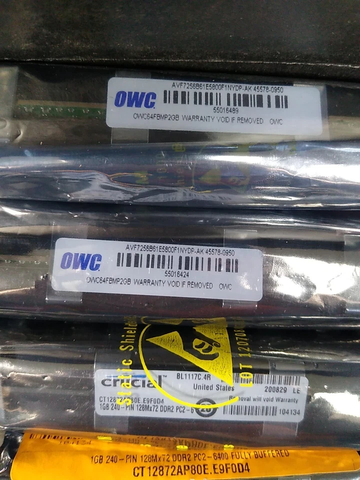 Crucial 4GB FB DIMM KIT (1GBx4) Pc2-6400 Mac Pro 2008 8 Core - Image 3 of 4