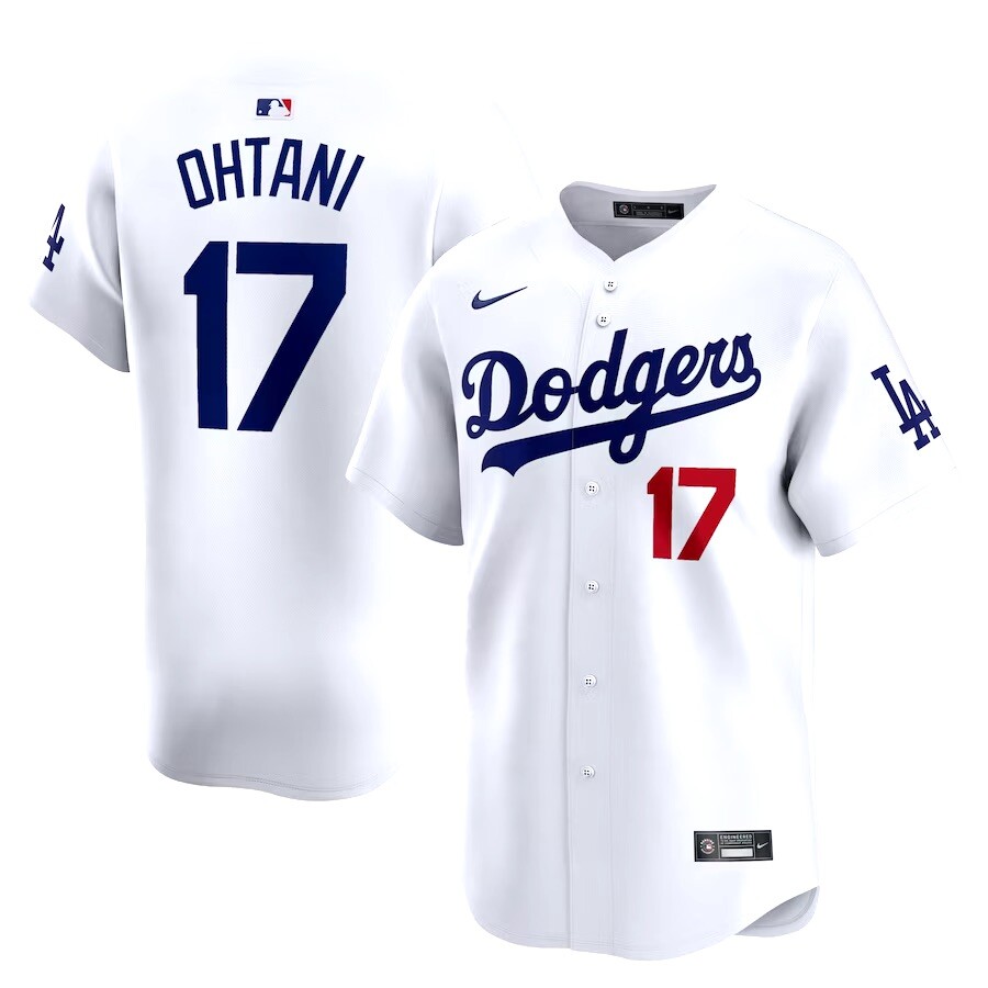 OHTANI 17 Dodgers ユニフォームセット　メンズMサイズ Men's Shohei Ohtani #17 DODGERS Men's Jersey White - All Stitched