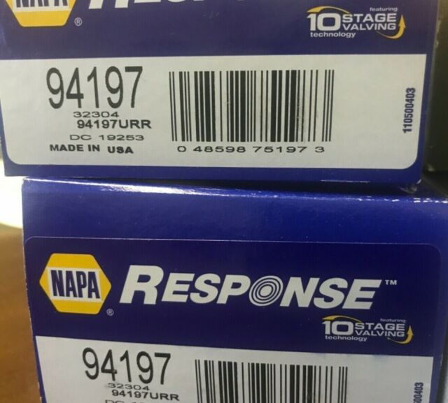1 PAIR, 2 Shocks - NAPA Response - Front RR 94197 | eBay Are Napa Response Shocks Any Good
