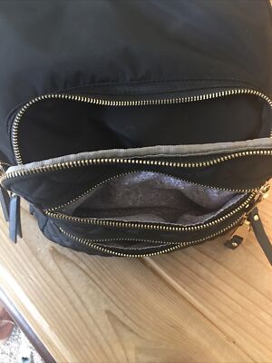 Miztique Black Quilted 14” Adjustable Backpack With Lots Of  display picture 1