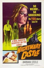 NIGHTMARE CASTLE Movie POSTER 27x40 Barbara Steele Paul Muller Helga Lin
