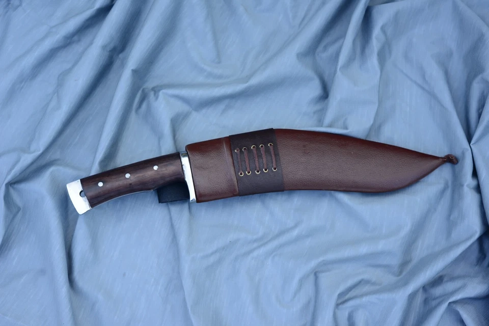 Cuchillo machete afgano kukri hoja larga hecho a mano de 13 pulgadas para caza - Cuchillos NP Foto 4 de 4