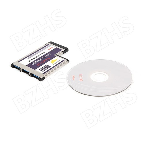 USB 3.0 54mm 3 Port Express Card Adapter Expresscard for Laptop FL1100 Chip - Picture 8 of 12