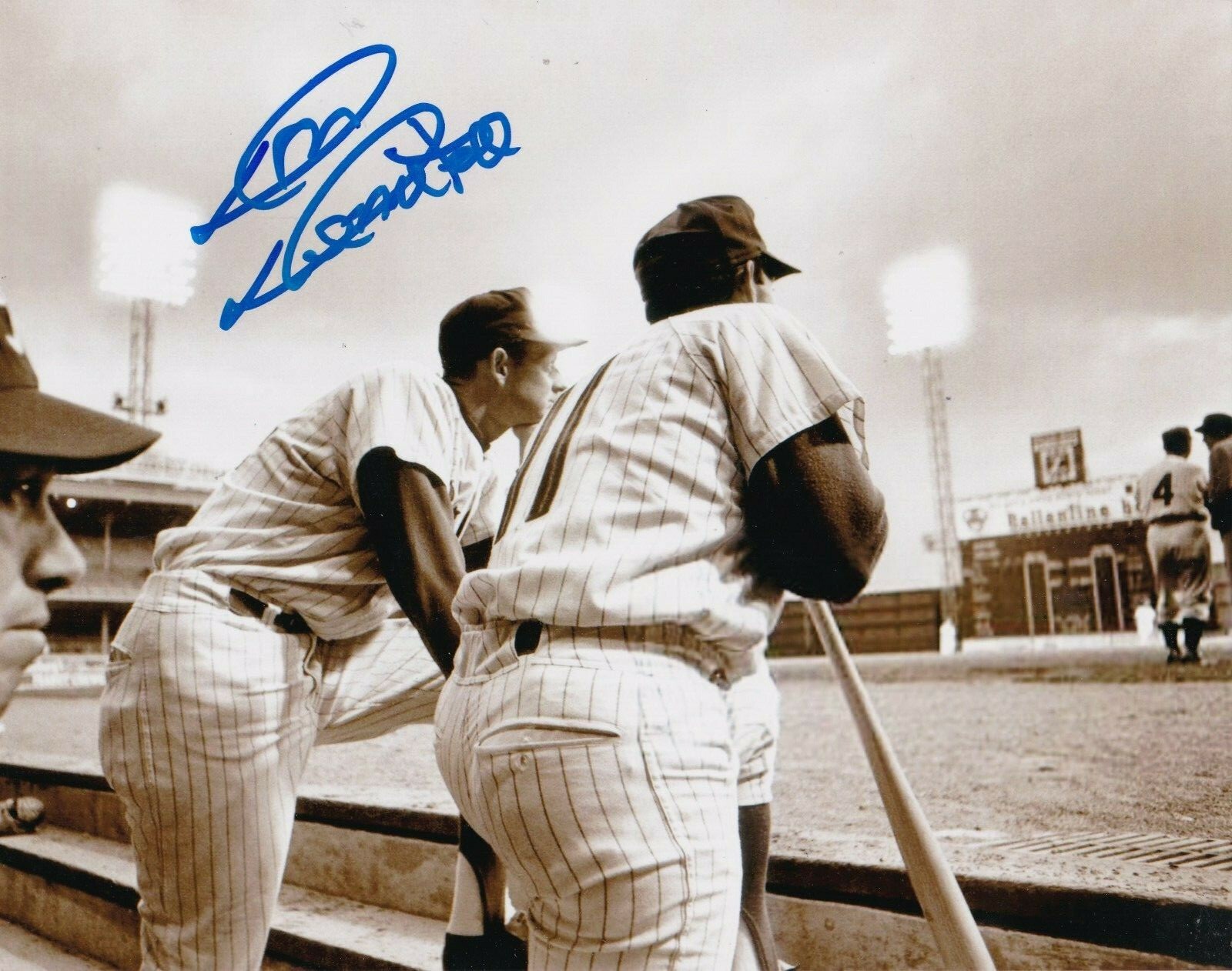 DON DEMETER PHILADELPHIA PHILLIES ACTION SIGNED 8x10 PHOTO 