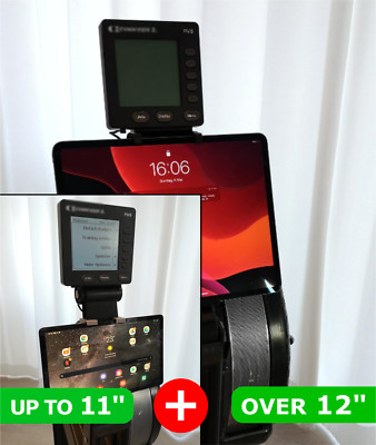 ERGTAB Tablethalterung kompatibel zu Concept2  PM5 Rower für Tablets bis 13 Zoll