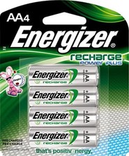Energizer Rechargeable AA Power Plus 2300mAh Battery 4 Pack