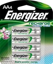 Energizer Rechargeable AA Power Plus 2300mAh Battery 4 Pack 