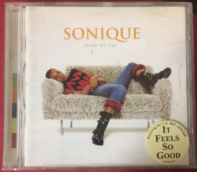 Sonique. Hear My Cry. 12 Track CD Pop Album. 2000. Serious. It Feels So Good
