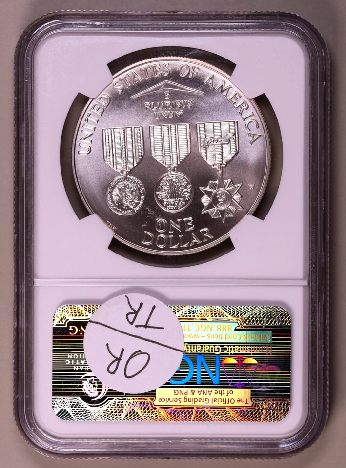 1994-W Vietnam Commemorative Silver Dollar NGC MS70 ***RARE ORIGINAL COIN*** - Image 2 of 4
