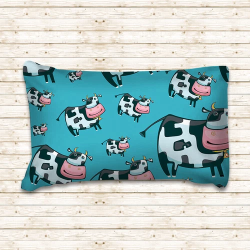 Cartoon Cow Duvet Cover Set for Comforter Bedding Set Pillow Cases Twin Queen US