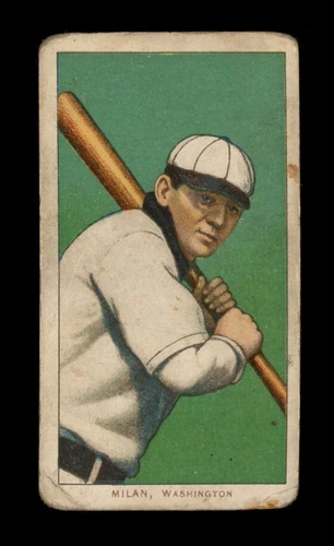 1909-11 T206 Set-Break Clyde Milan Polar Bear LOW GRADE *GMCARDS*