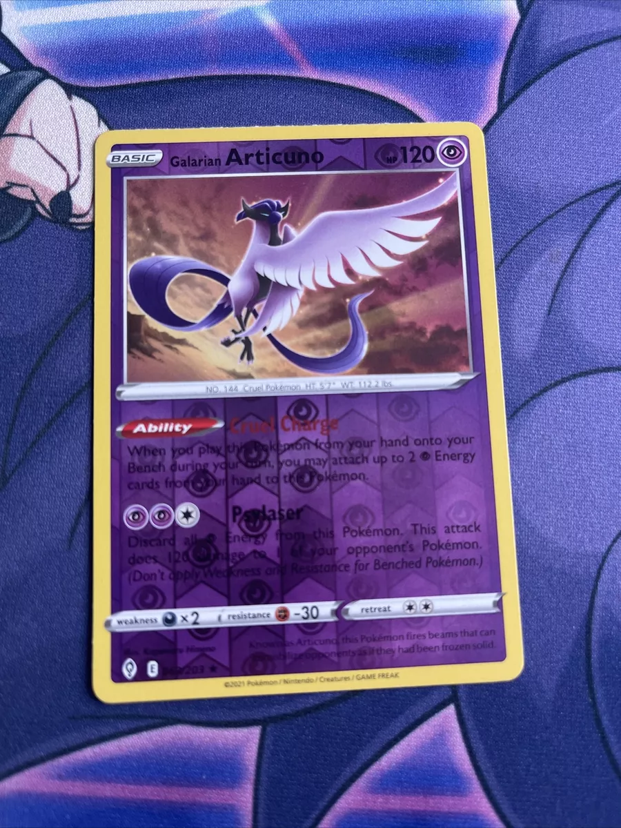 Galarian Articuno - 063/203 - Holo Rare - Reverse Holo - Pokemon