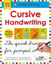 Wipe Clean Workbook: Cursive Handwriting (Wipe Clean Learning Books) - GOOD