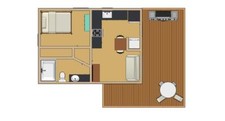 352sqft - 16'x22'a - 1 Schlafzimmer1 Bad - Tiny House Design - Ala Cart