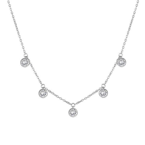 Necklace Brosway BYM07 316L steel with Swarovski collection Symphonia