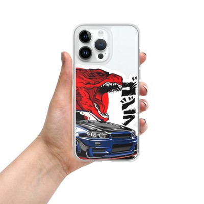 New JDM GTR 34 Clear Case for iPhone  Assorted Models