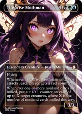 MTG - The Wise Mothman - Fanart Borderless Style Card for EDH / Playtest